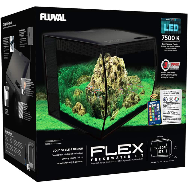 Fluval Flex 57L Sort 15007