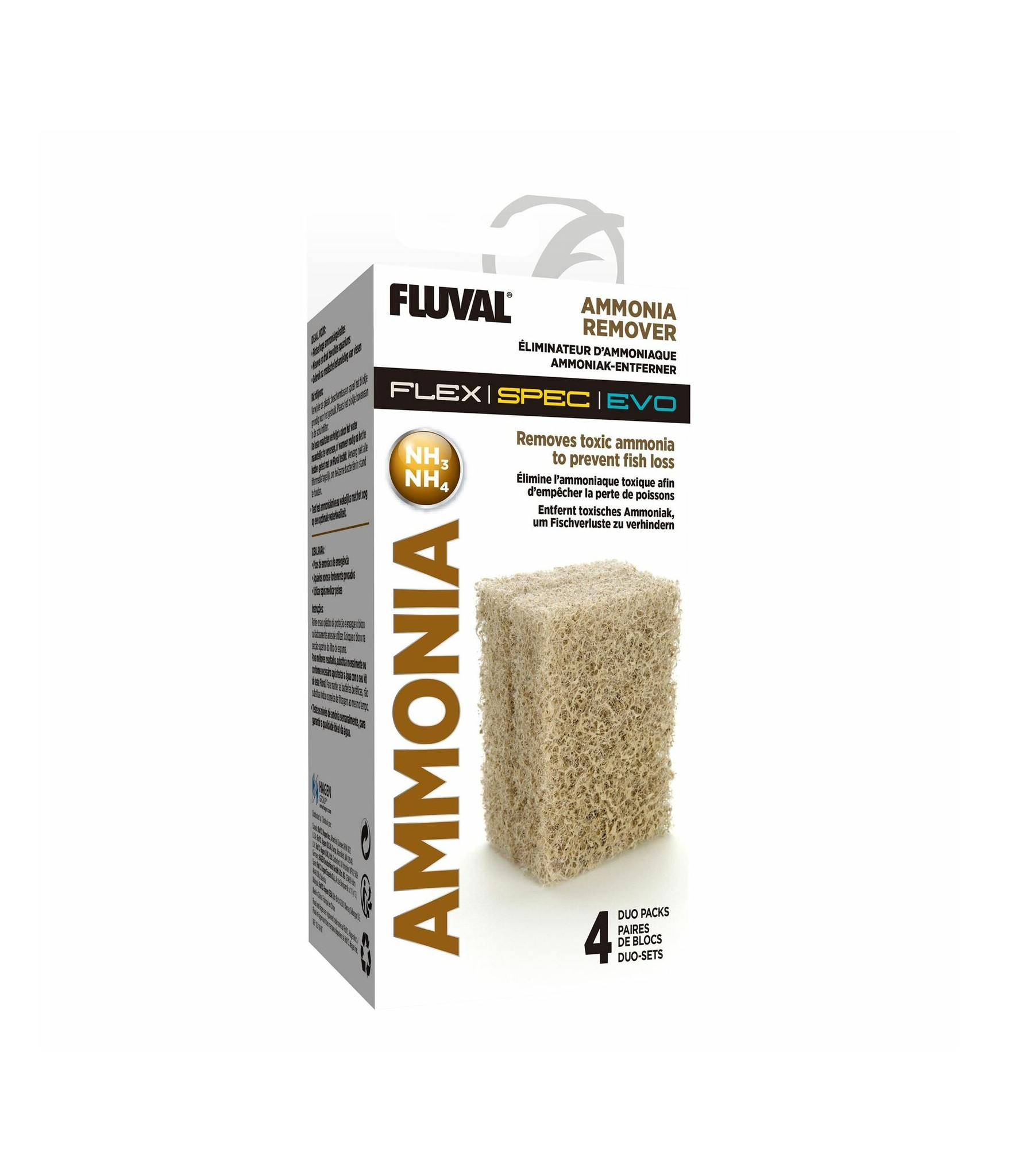 Fluval Spec/Flex Ammonia remover 4duopak A1333