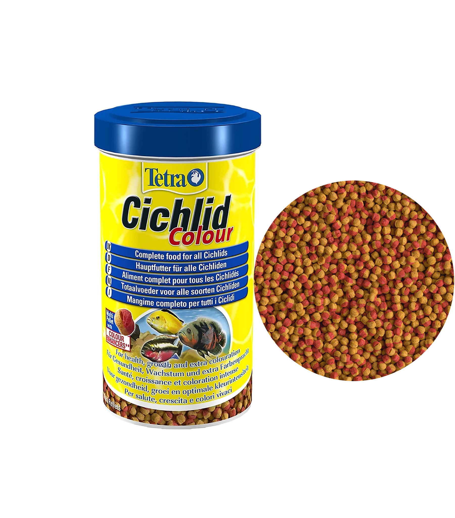 Tetra Cichlid Colour Pellets 500ml