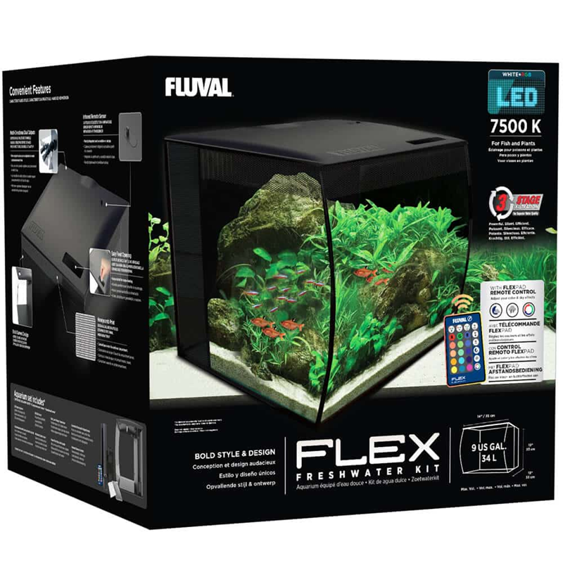 Fluval Flex 34L Sort 15004