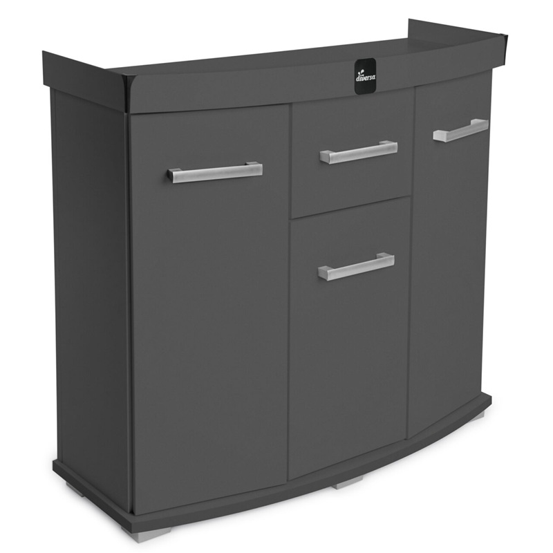 Diversa Akvariebord Solid 120x50x75cm svart farge