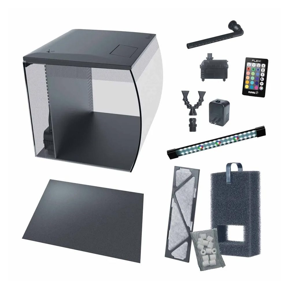 Fluval Flex 2.0 Led 34L Svart - Bilde 2